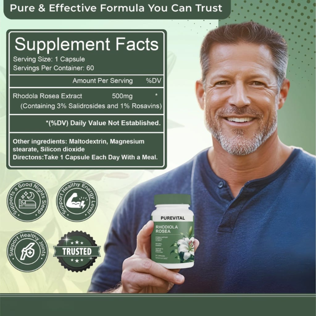 PureVital - Rhodiola Rosea